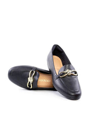 Mocassim com Bridão Retorcido - Preta SP - 12197 - PR