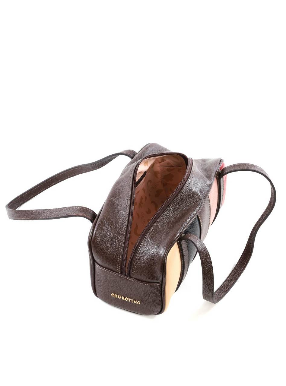 Bolsa Baguete Pequena Bowling Retalhos - Cacau BSI-6455 - CA