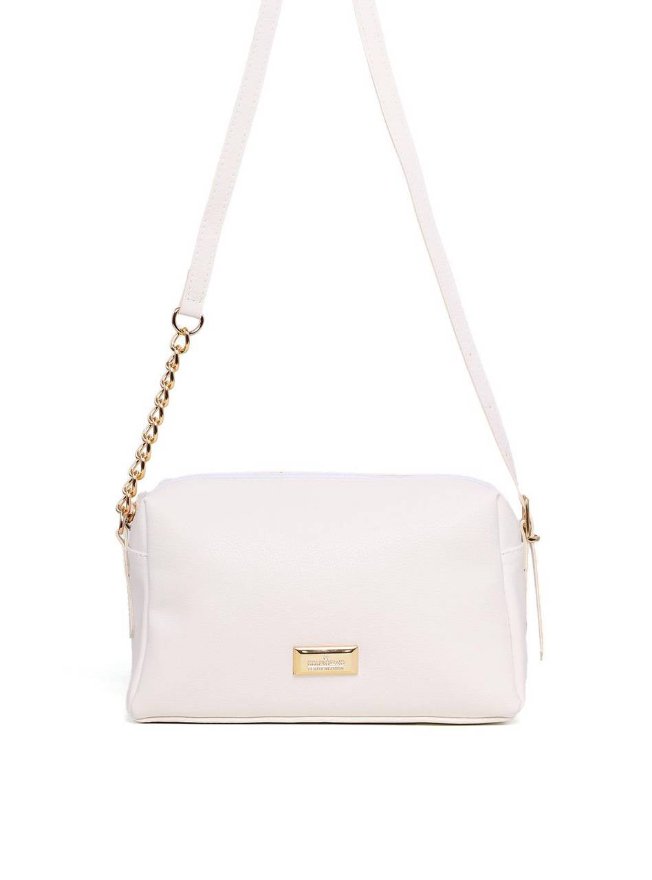 Bolsa Bag com Detalhe de Corrente - Branca BSI-6233 - BR