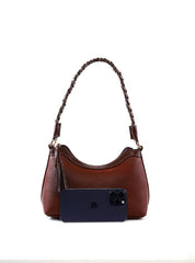 Bolsa Baguette Alça Trançada - Cacau BSI-6402 - CA