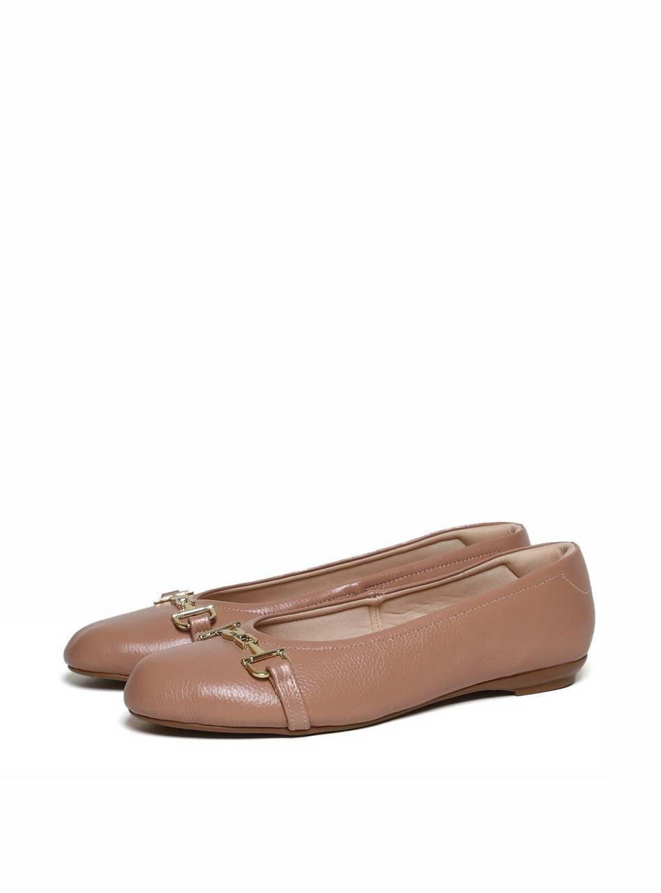 Sapatilha Bico Redondo com Bridão - Nude SDI-11658 - NU