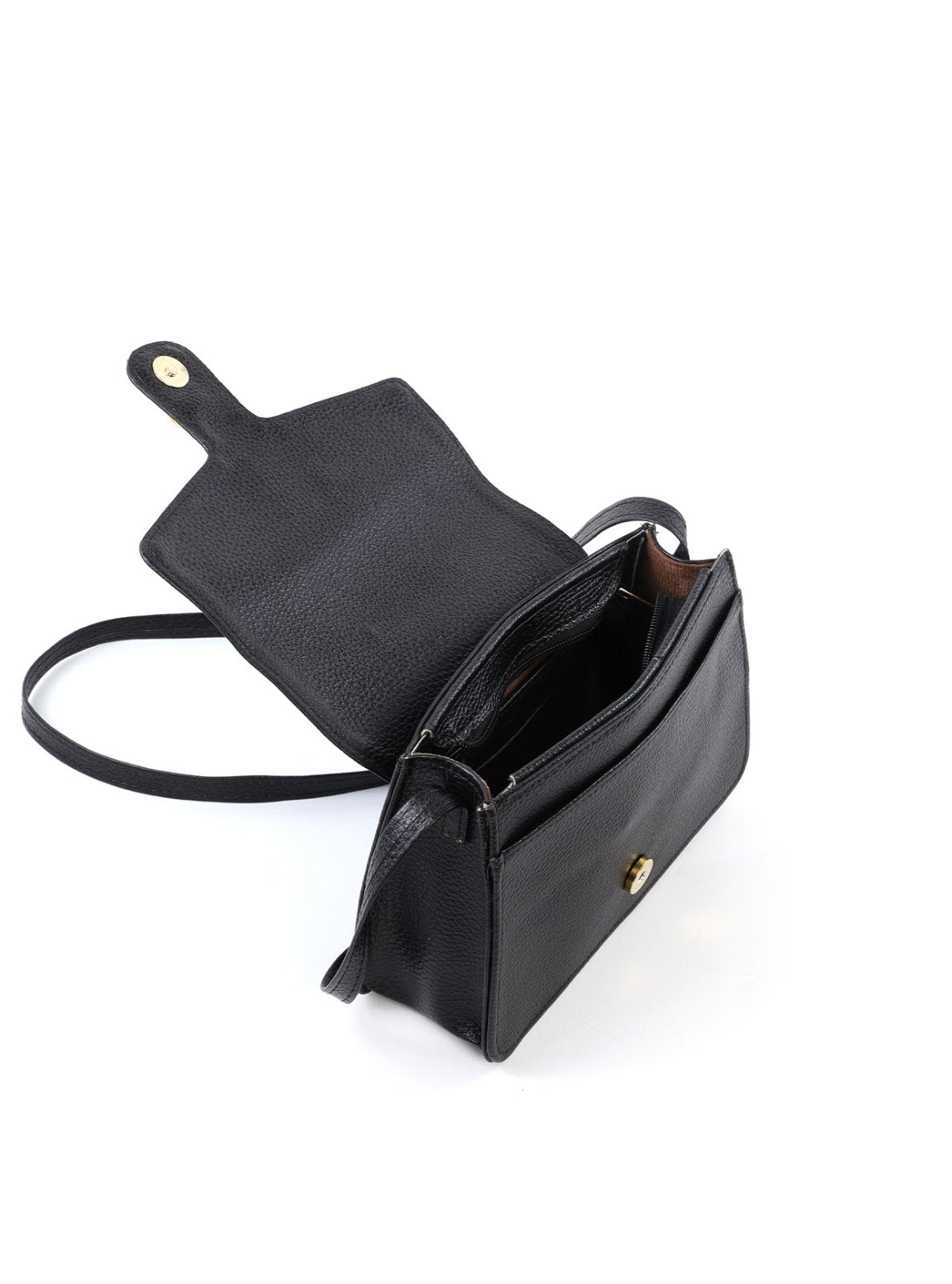 Bolsa Transversal com Aba em Material Tecnológico BSI-6531 - PR
