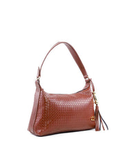 Bolsa Hobo Transversal com Barbicacho - Cacau BSI-6228 - CA