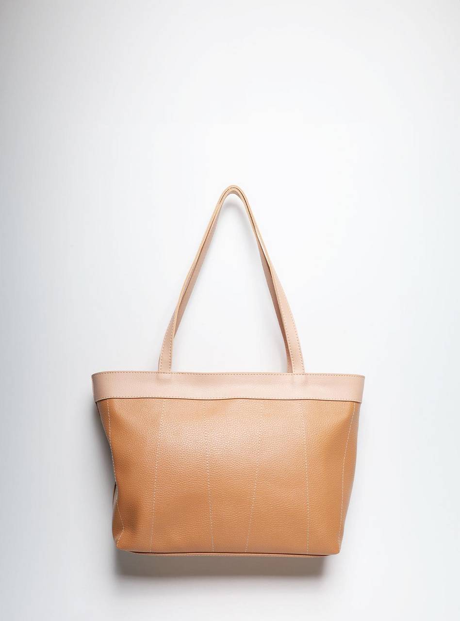 Bolsa Tote Grande Tiracolo Nude BSI-5836 - NU