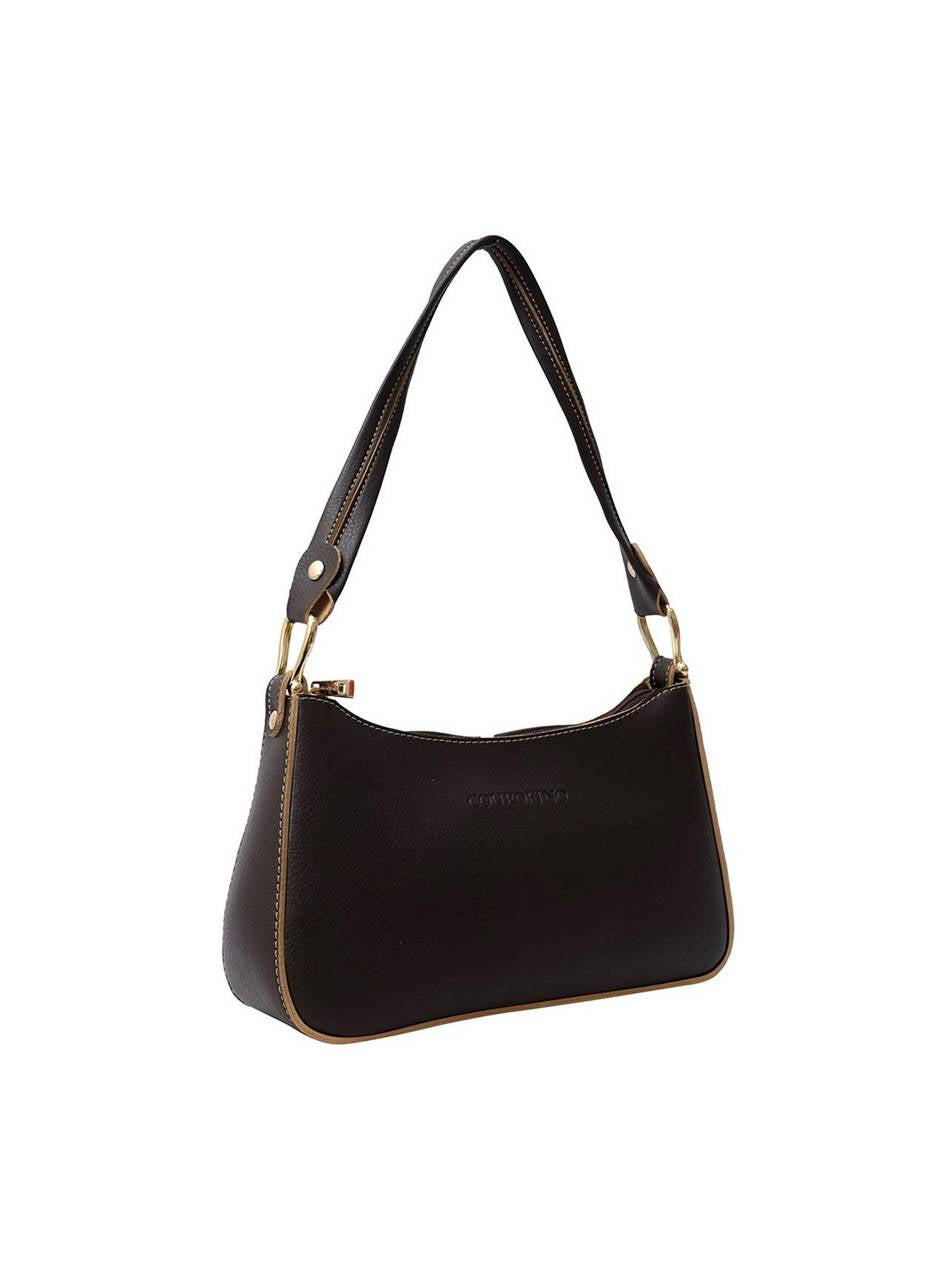 Bolsa Hobo Pequena Meia Lua Cacau BSI-5421 - CA
