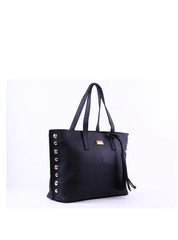 Bolsa Shopper com Barbicacho e Esferas - Preta BSI-6369 - PR