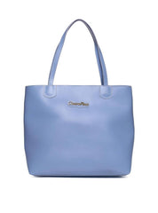 Bolsa Shopper Média Tiracolo Frente Lisa - Azul BSI-5139 - AZ
