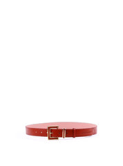 Cinto Feminino com Fivela Quadrada Forrada - Vermelho CTI-1007 - VE