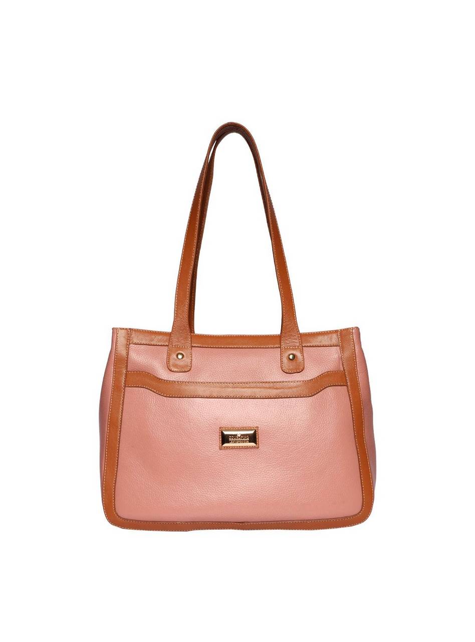 Bolsa Tote Média Bolso Couro Nude BSI-5803 - NU