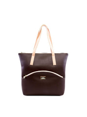 Bolsa Tiracolo Shopper com Bolso Frontal - Cacau BSI-6316 - CA