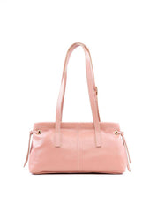 Bolsa Tote de Couro com Ilhós Laterais - Nude BSI-6223 - NU