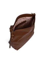 Bolsa Feminina Hobo Couro Grande Tiracolo Castor BSI-5939 - CS