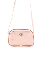 Bolsa Bag Transversal com Bolso Frontal - Nude BSI-6190 - NU