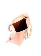 Bolsa Tote de Mão com Costuras - Nude BSI-6131 - NU