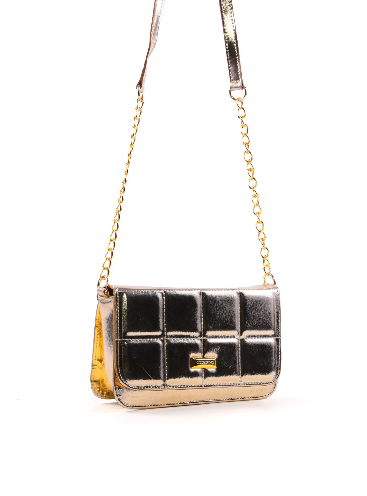 Bolsa Saddle Corrente Média Ouro BSI-5516 - AU