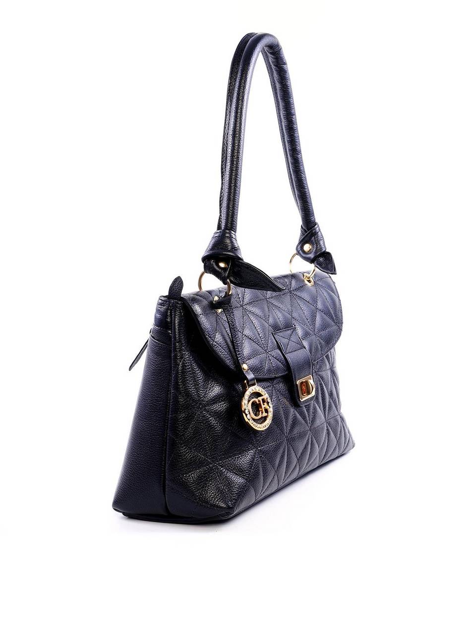 Bolsa Satchel Tiracolo em Matelasse - Preta BSI-6056 - PR