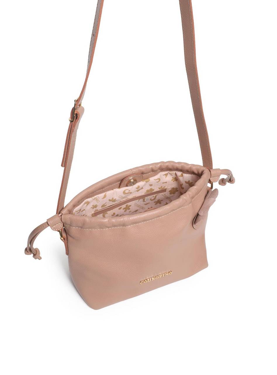 Bolsa Saco Bucket Média Alça Longa Nude BSI-5875 - NU