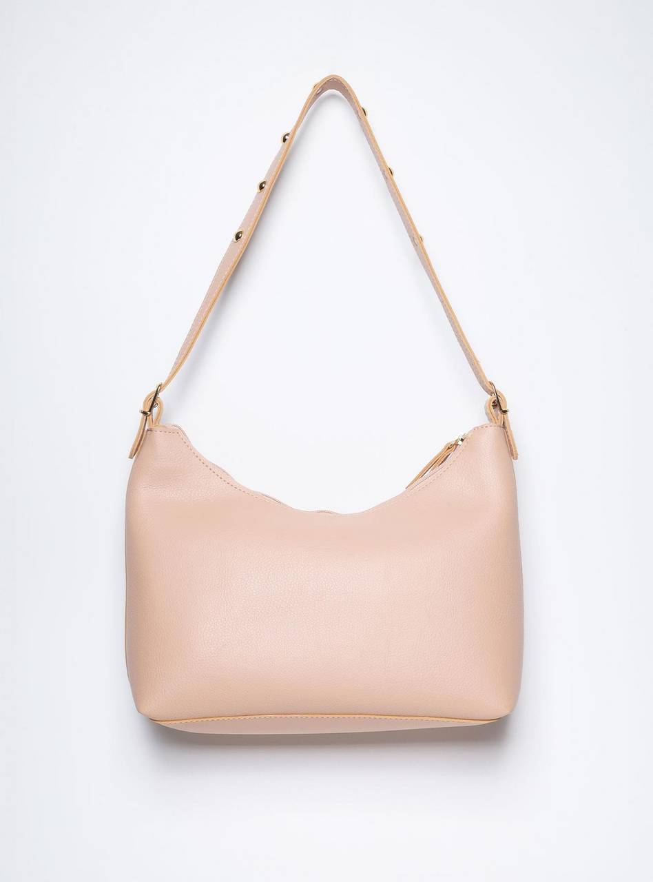 Bolsa Hobo Média Tiracolo Nude BSI-5864 - NU