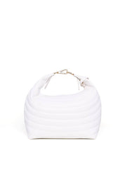 Bolsa Hobo em Matelasse com Fecho em Mosquetão - Branca BSI-6217 - BR