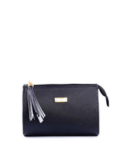 Necessaire Quadrada com Barbicacho - Preta NSI-149 - PR