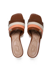 Sandália Feminina Tamanco Multicolor - Castor SDI-11651 - CS