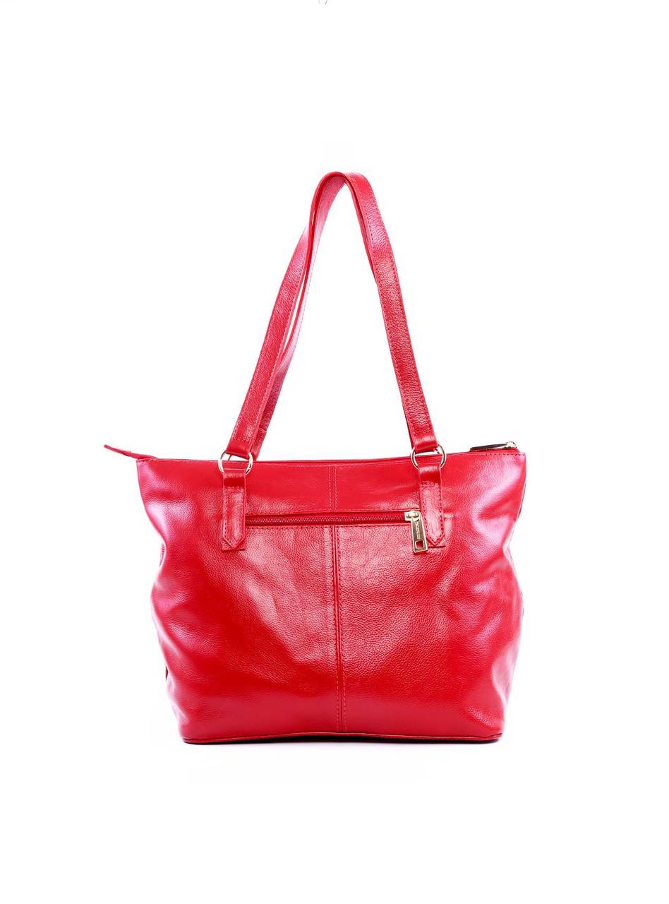 Bolsa Shopper com Drapeado - Vermelha BSI-6349 - VE