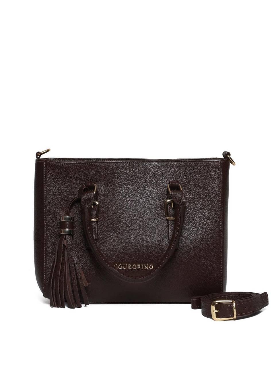 Bolsa Tote Tiracolo com Barbicacho  - Cacau BSI-5956 - CA