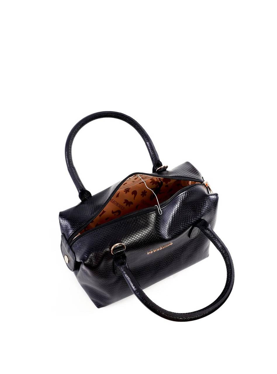 Bolsa Baú com Alça Dupla - Preta BSI-6330 - PR