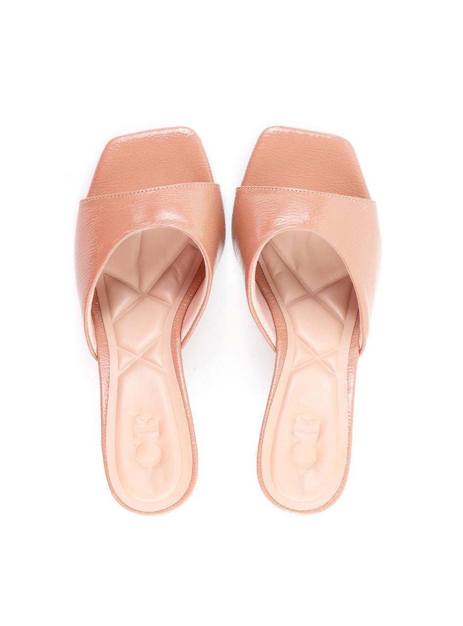 Tamanco Anabela Tira Única - Nude SDI-11894 - NU