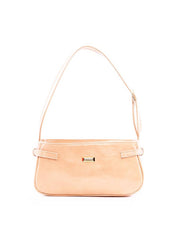 Bolsa Baguette com Detalhe de Cinto - Nude BSI-6151 - NU