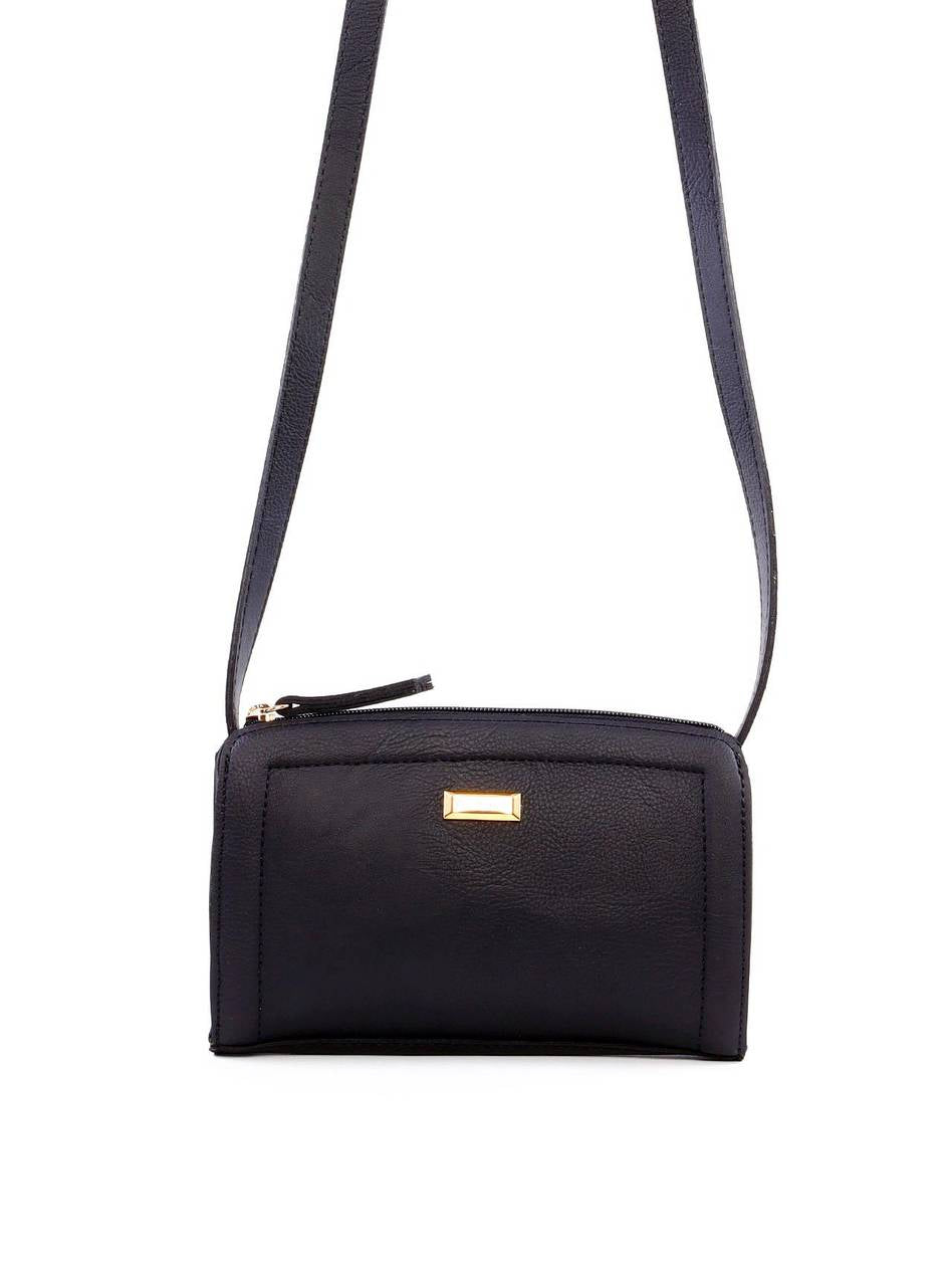 Bolsa Clutch Retangular com Bolso - Preta BSI-6271 - PR