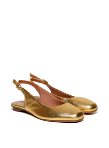 Sapatilha Slingback Bico Redondo - Ouro SDI-11687 - AU