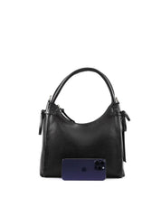 Bolsa Tote Grande Enfeite Laços Laterais Alça Dupla - Preta BSI-6375 - PR