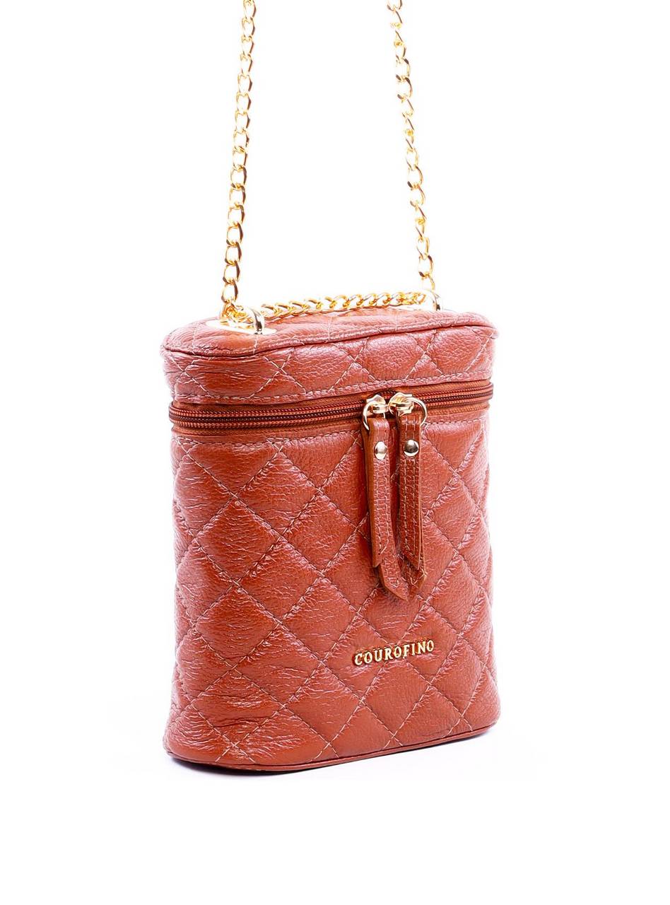 Bolsa Catherine Bucket Matelassê - Castor BSI-6323 - CS