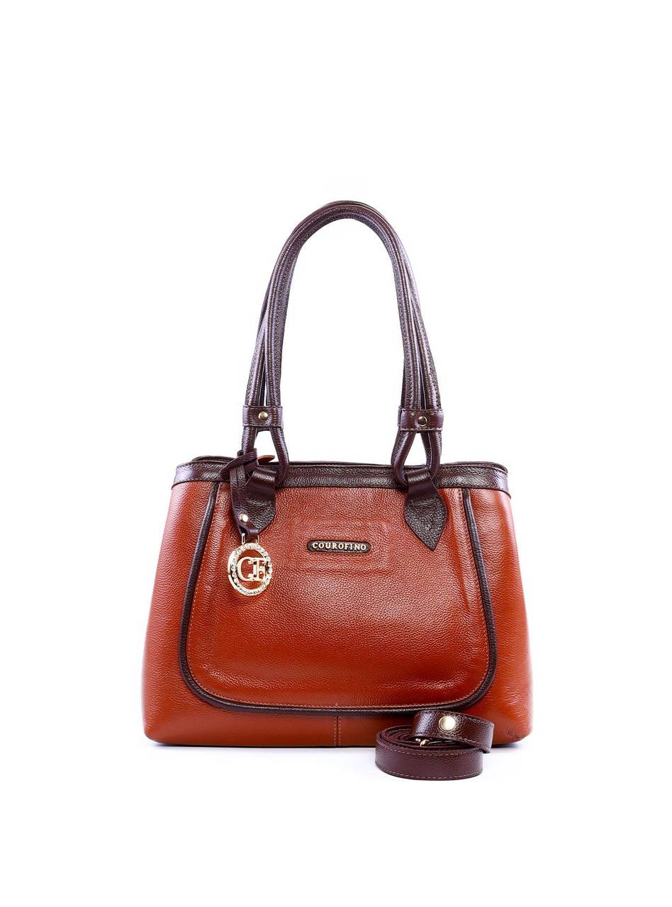 Bolsa Alderice Tote Detalhe Costura e Bag Charm - Castor BSI-6322 - CS