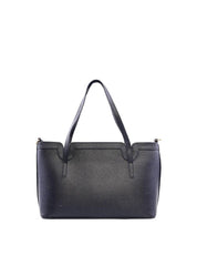 Bolsa Tote com Alça Dupla e Detalhe na Borda - Preta BSI-6174 - PR