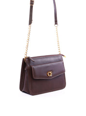 Bolsa Tote Transversal com Corrente - Cacau BSI-6276 - CA