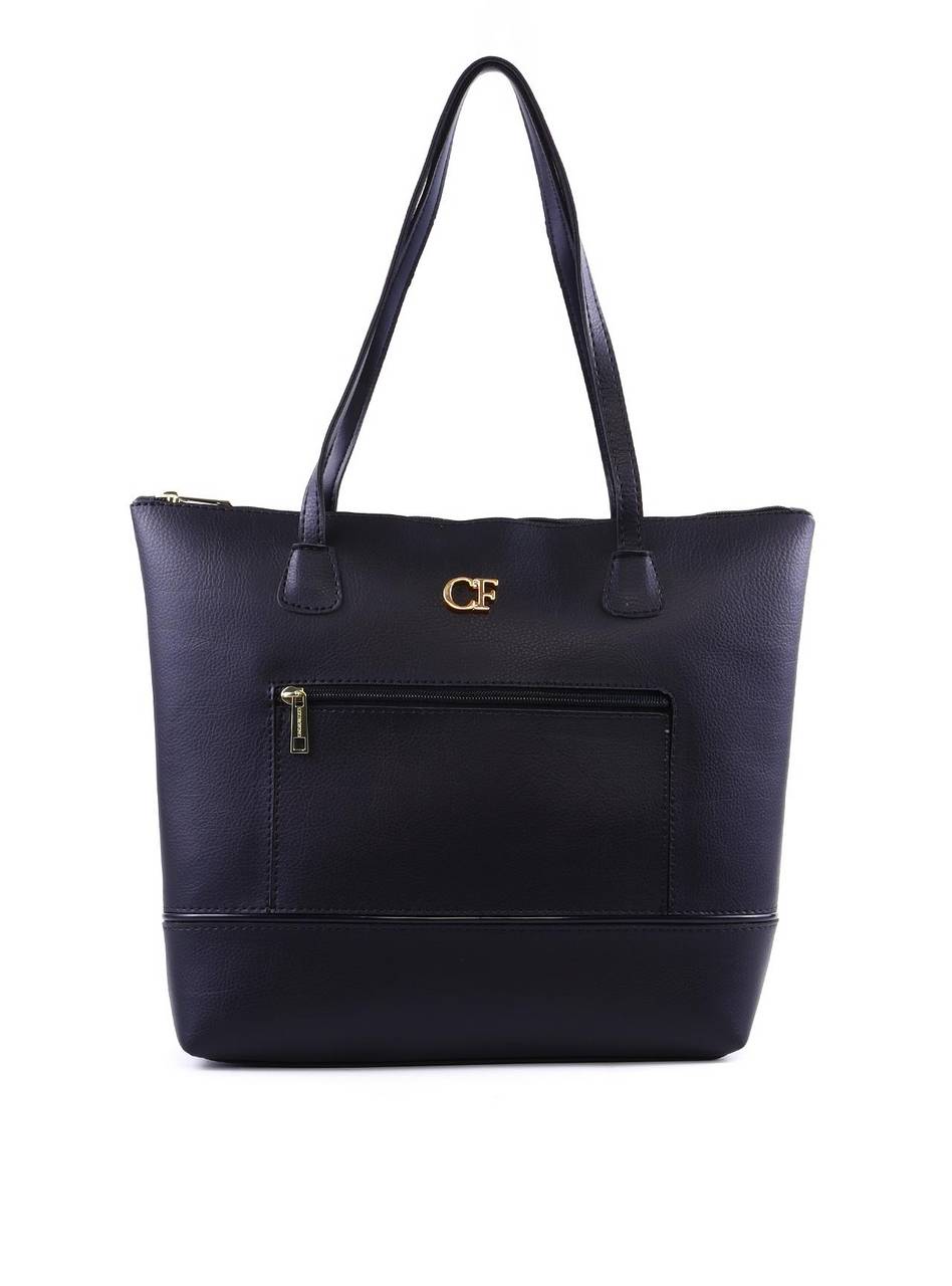 Bolsa Shopper Tiracolo com Frizo - Preta BSI-6373 - PR