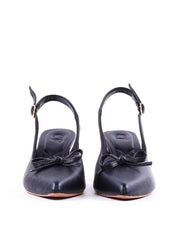 Scarpin Slingback com Detalhe de Laço - Preta SDI-12002 - PR