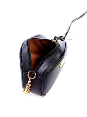 Bolsa Baú Transversal com Bolso Traseiro - Preta BSI-6285 - PR