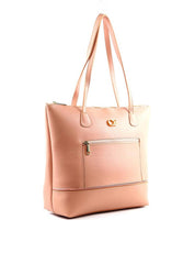 Bolsa Shopper Tiracolo com Frizo - Nude BSI-6373 - NU