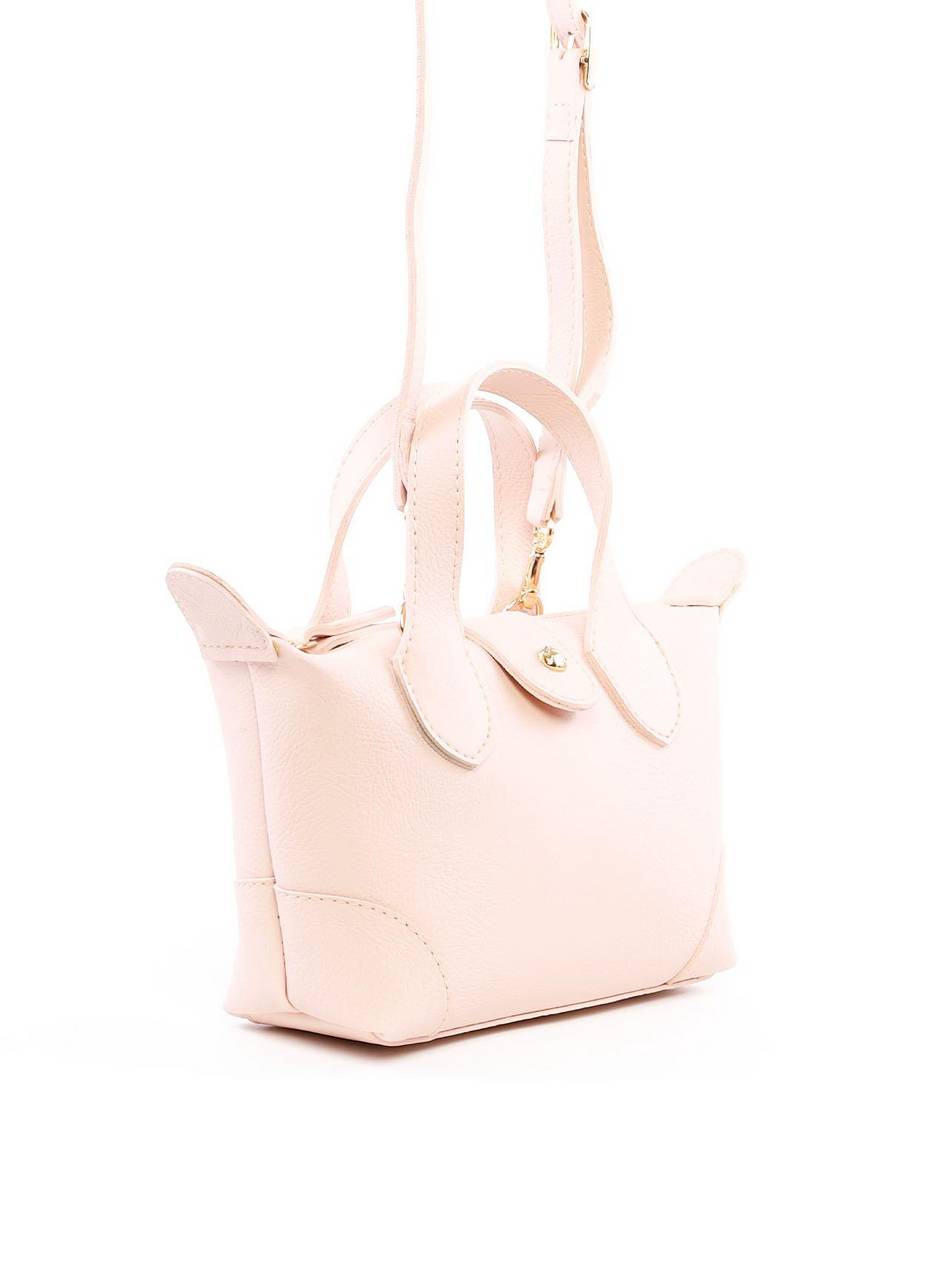 Bolsa Baú Transversal Pequena - Nude BSI-6272 - NU