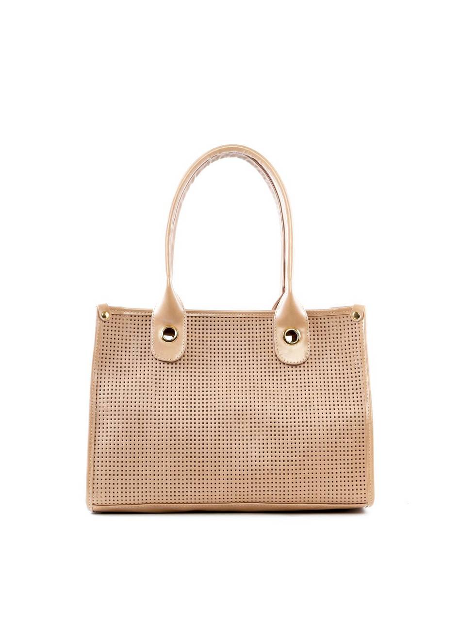 Bolsa Tote Praia Tela - Nude BSI-6438 - NU