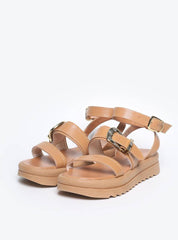 Sandália Feminina Papete Tachas Diversas - Castor SDI-11567 - CS
