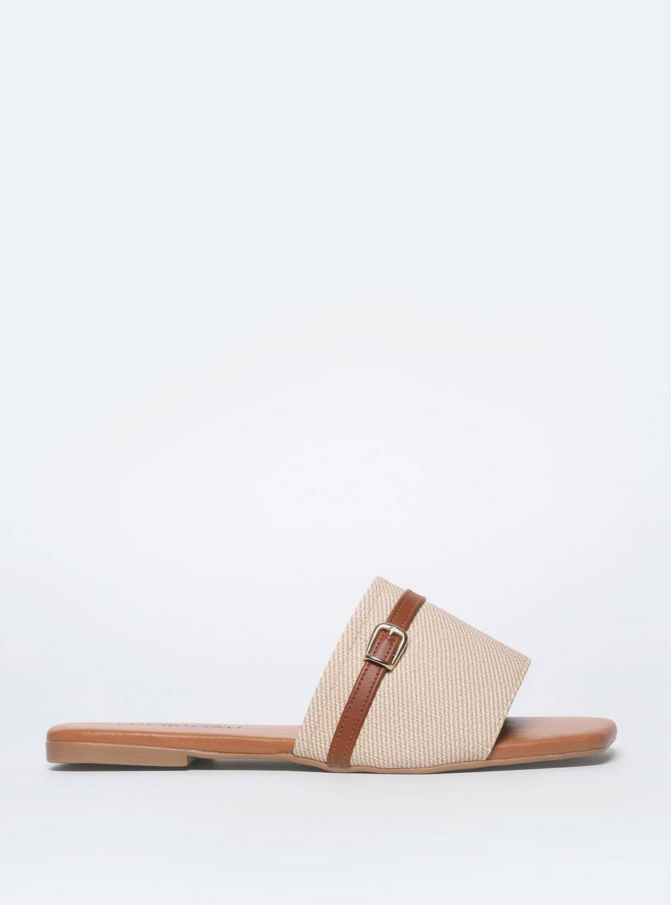 Sandália Feminina Rasteira Slide Castor SDI-11543 - CS