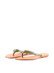 Rasteira de Dedo com Tiras Finas - Verde SDI-12071 - VD