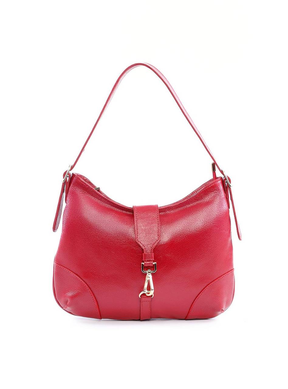 Bolsa Hobo de Mão com Mosquetão - Vermelha BSI-6113 - VE