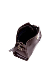 Bolsa Tote Transversal com Fivelas Laterais - Cacau BSI-6218 - CA