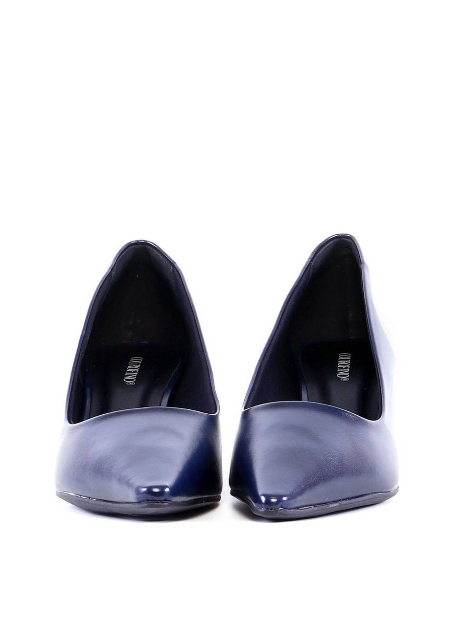 Scarpin Liso com Salto Anabela - Azul SD-12013 - AZ