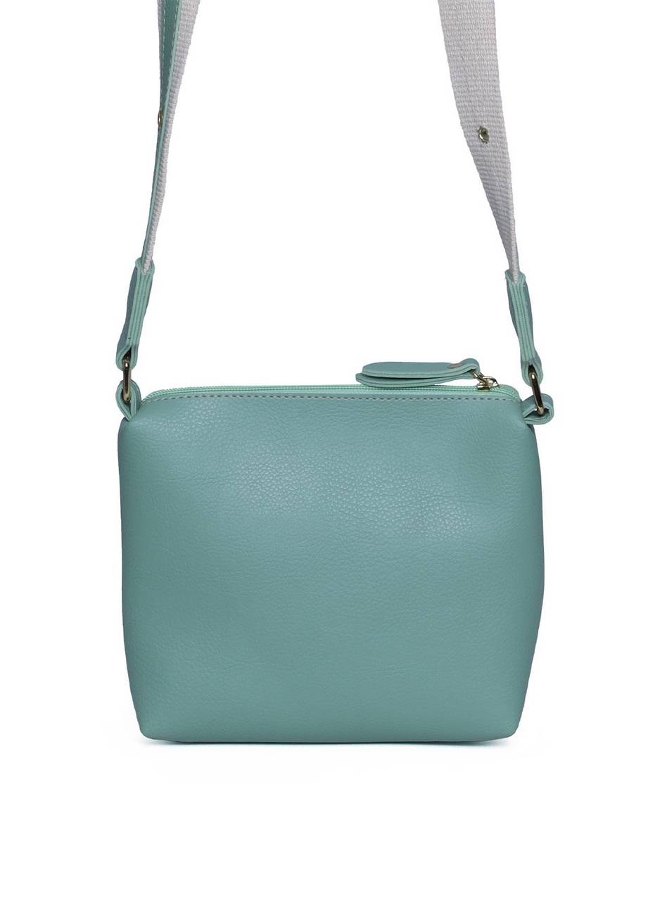 Bolsa Carteiro Tiracolo Alça com Ilhós Sintético - Verde BSI-5968 - VD